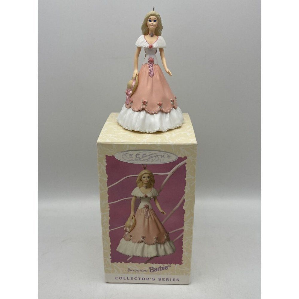 1997 Collector's Hallmark Keepsake Christmas Ornament Springtime Barbie